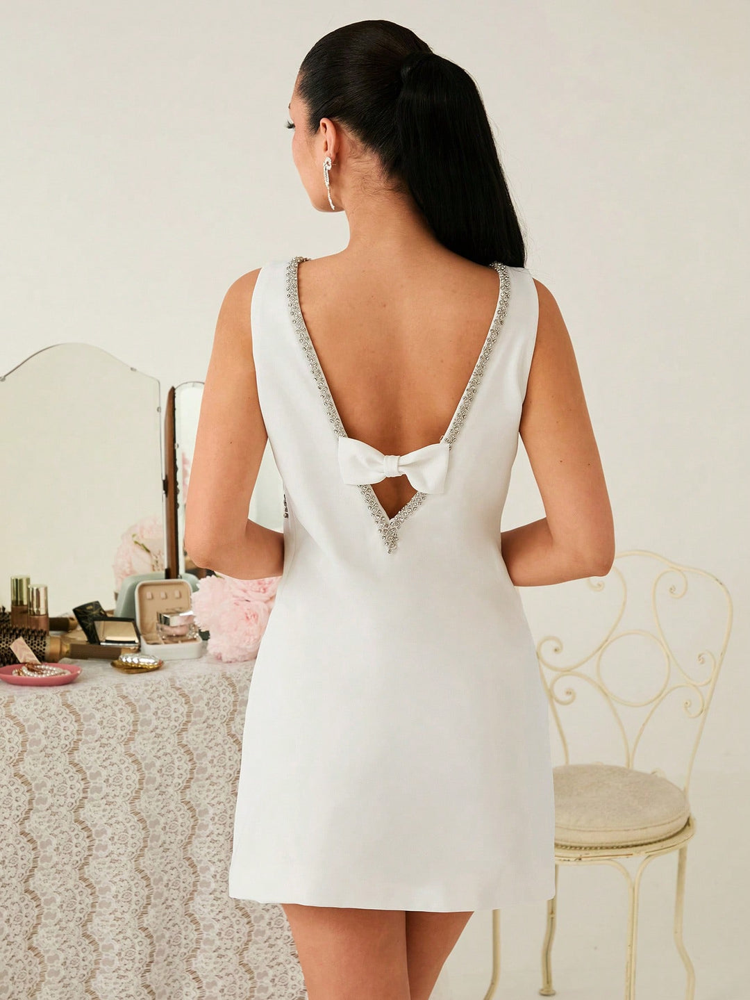 Rochie scurtă SHEIN, roz