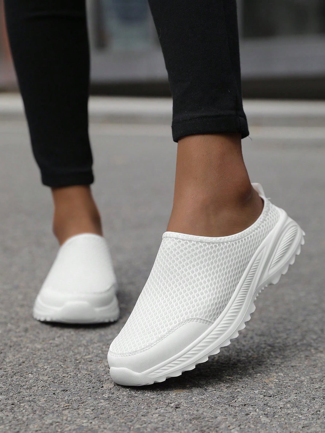 Pantofi sport SHEIN, alb