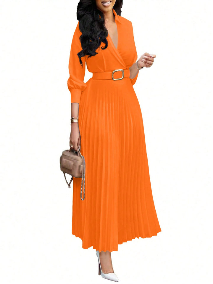 Rochie maxi SHEIN, portocaliu