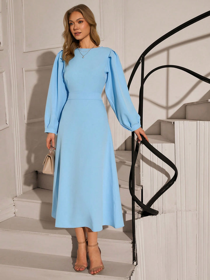 Rochie midi SHEIN, albastru