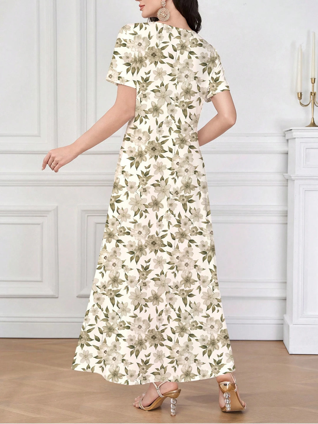 Rochie maxi SHEIN, mix culori