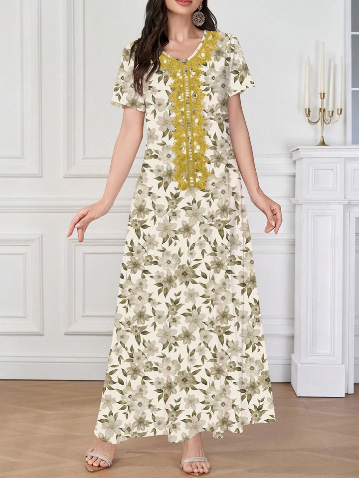 Rochie maxi SHEIN, mix culori