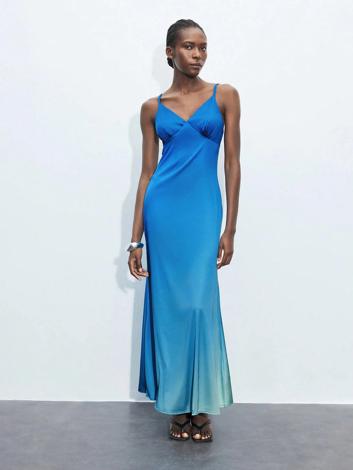 SHEIN Maxi ruha, kék