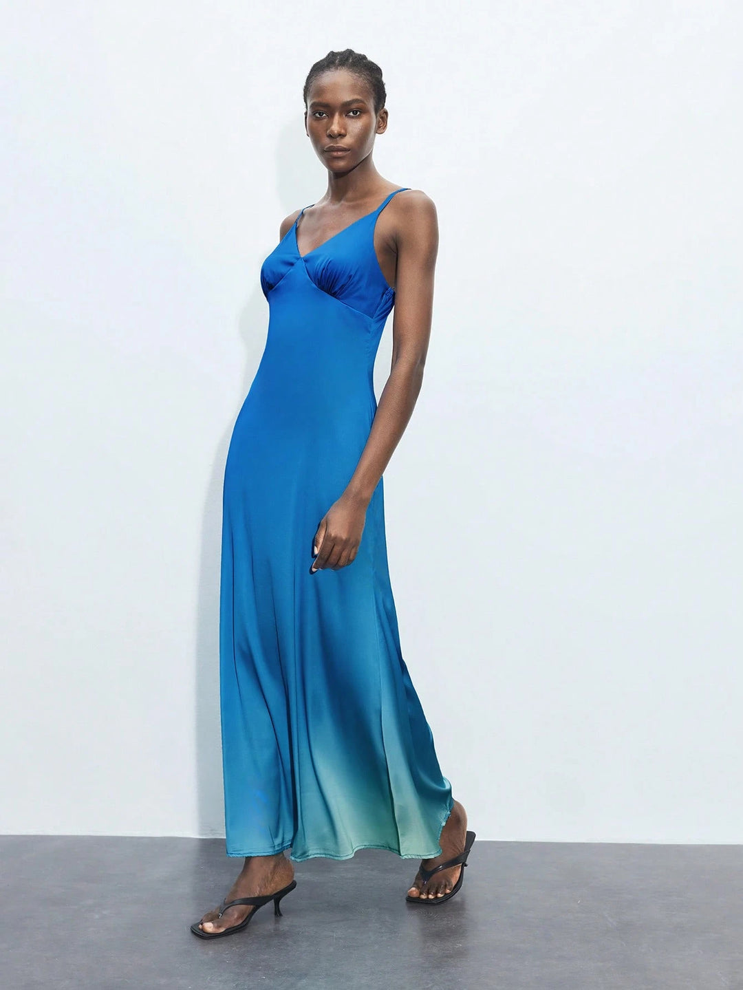 SHEIN Maxi ruha, kék