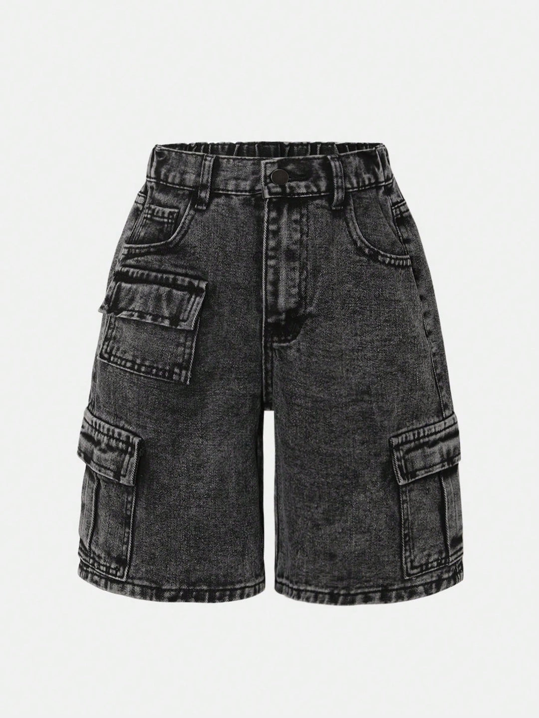 Pantaloni scurți SHEIN, negru