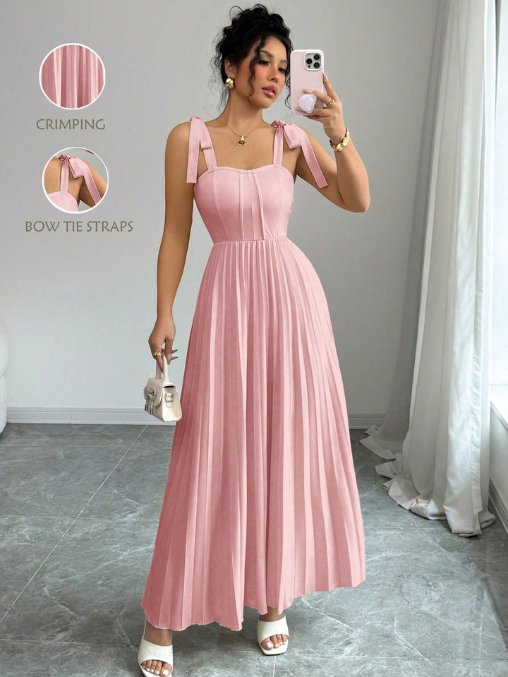 SHEIN maxi ruha, rózsaszín