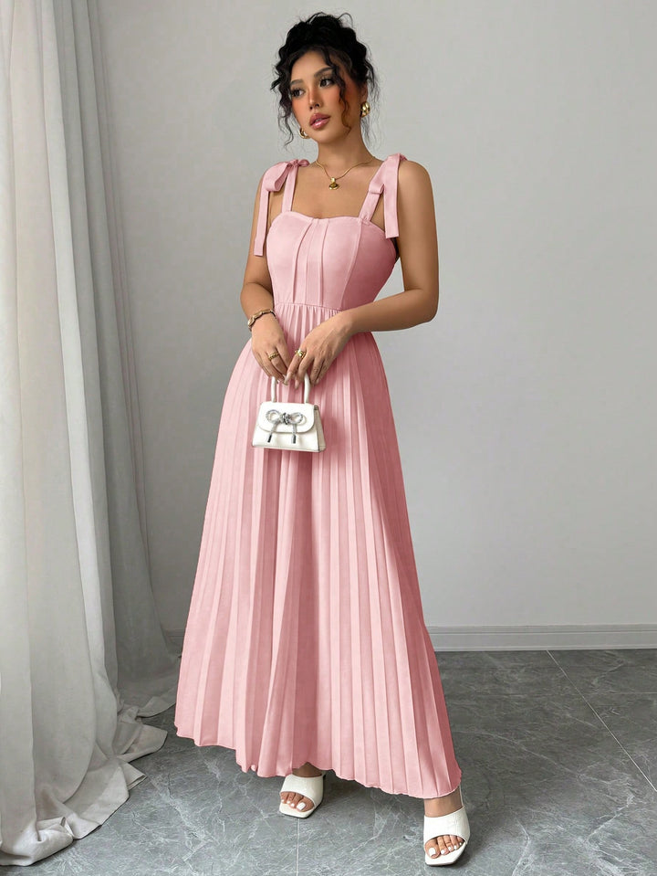 SHEIN maxi ruha, rózsaszín
