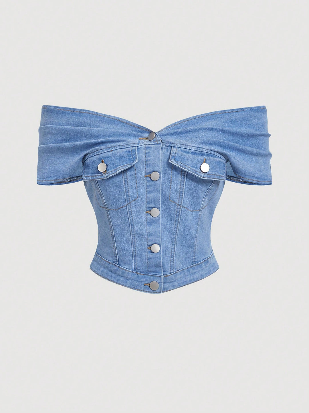 Top SHEIN, albastru