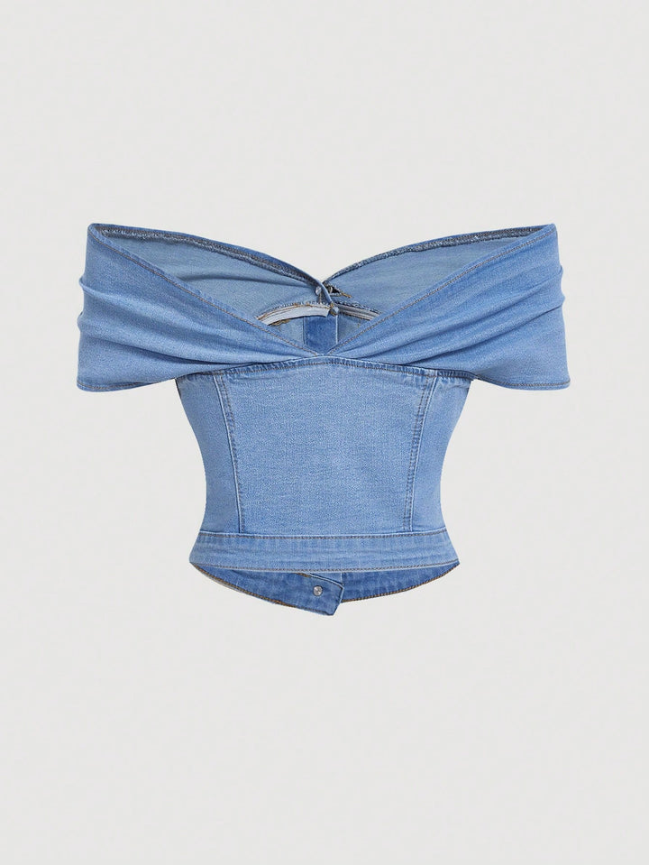 Top SHEIN, albastru