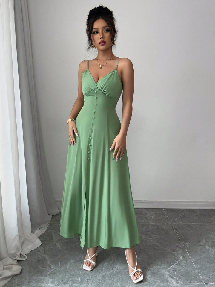 Rochie midi SHEIN, verde