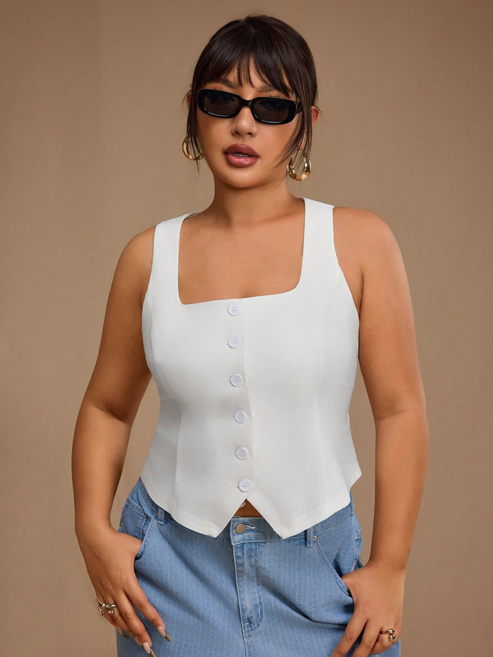 Top SHEIN, crem