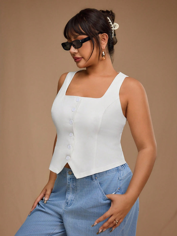 Top SHEIN, crem