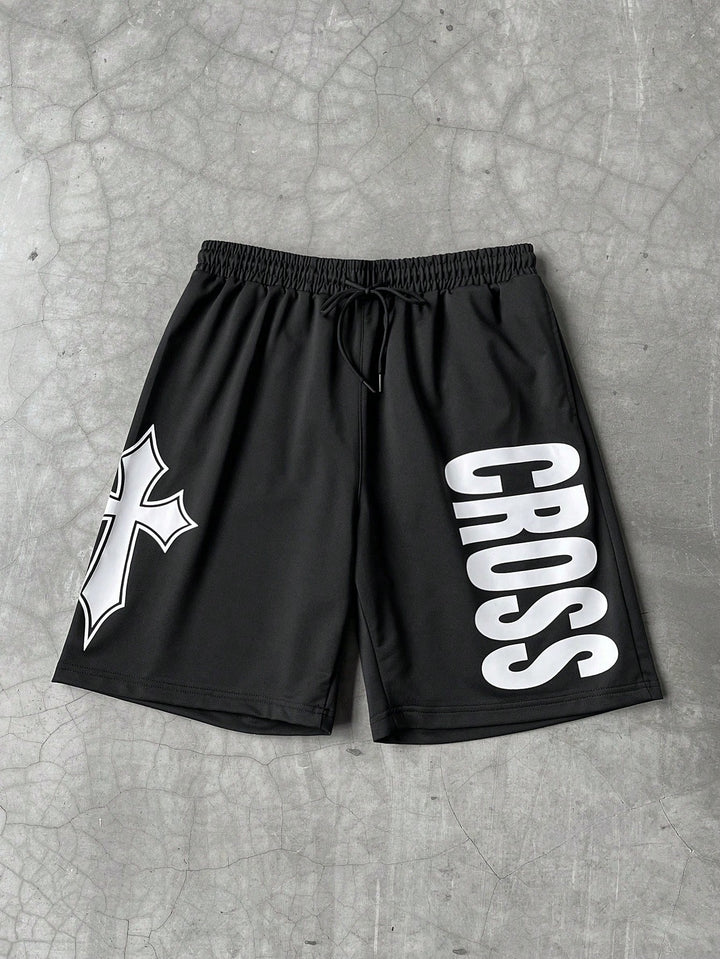 Pantaloni scurți SHEIN, negru