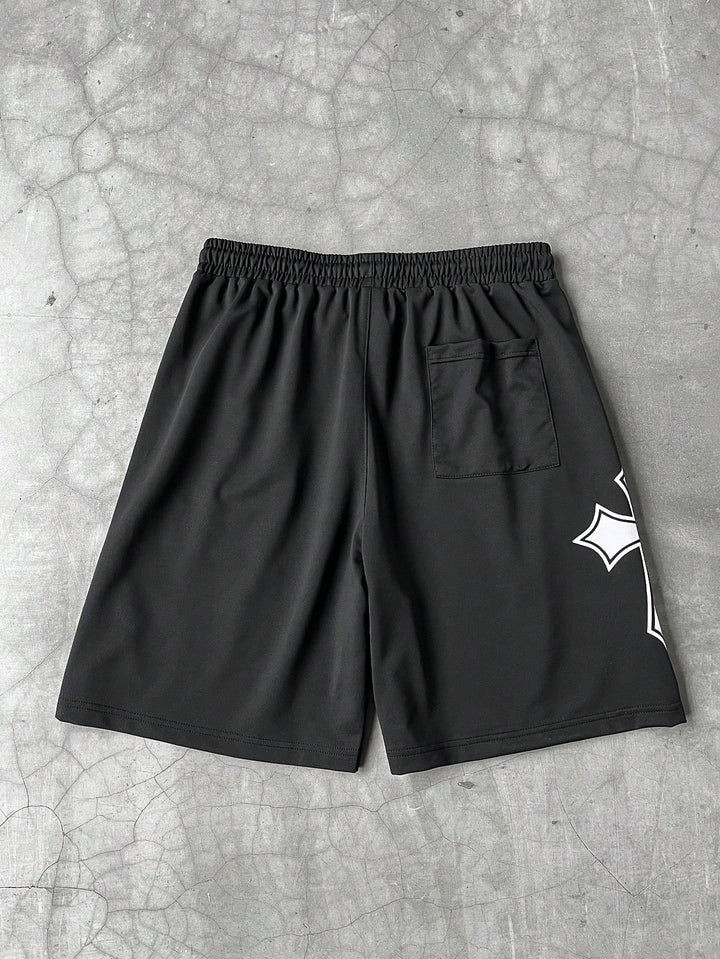 Pantaloni scurți SHEIN, negru