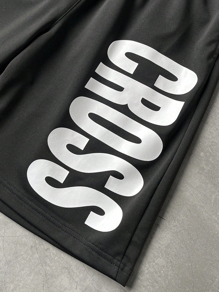 Pantaloni scurți SHEIN, negru