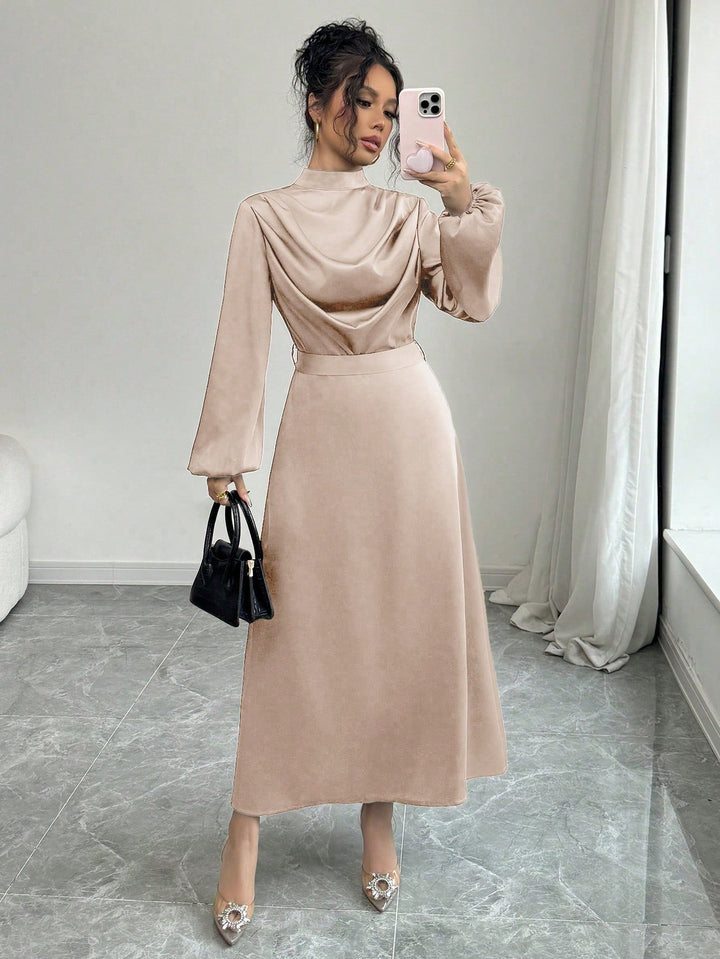 Rochie maxi SHEIN, kaki