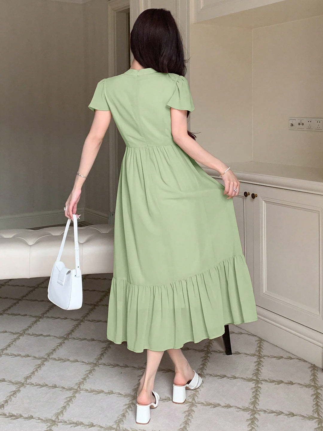 Rochie midi SHEIN, turcoaz
