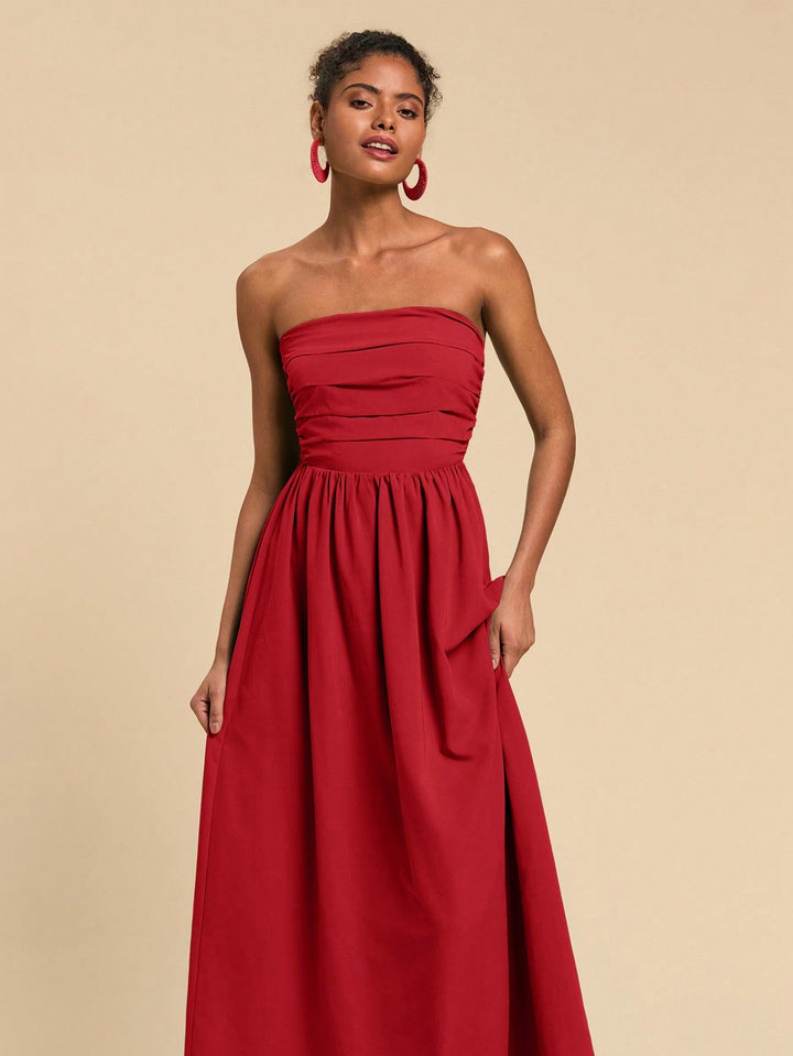 Rochie maxi SHEIN, roșu