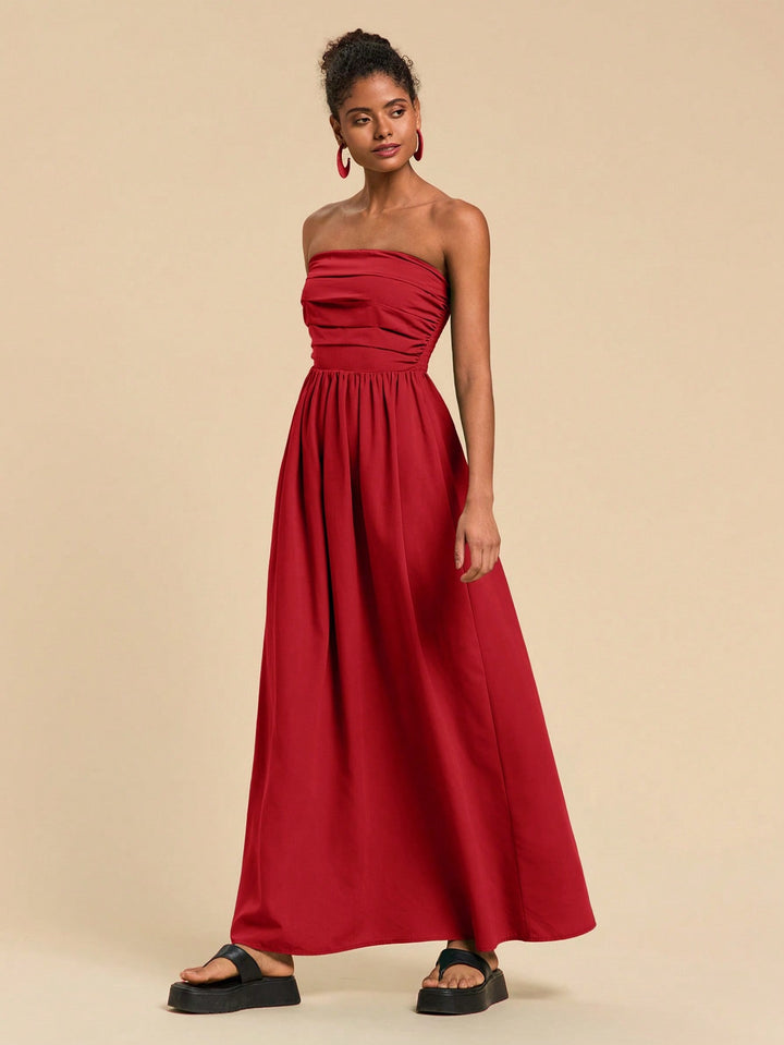 Rochie maxi SHEIN, roșu