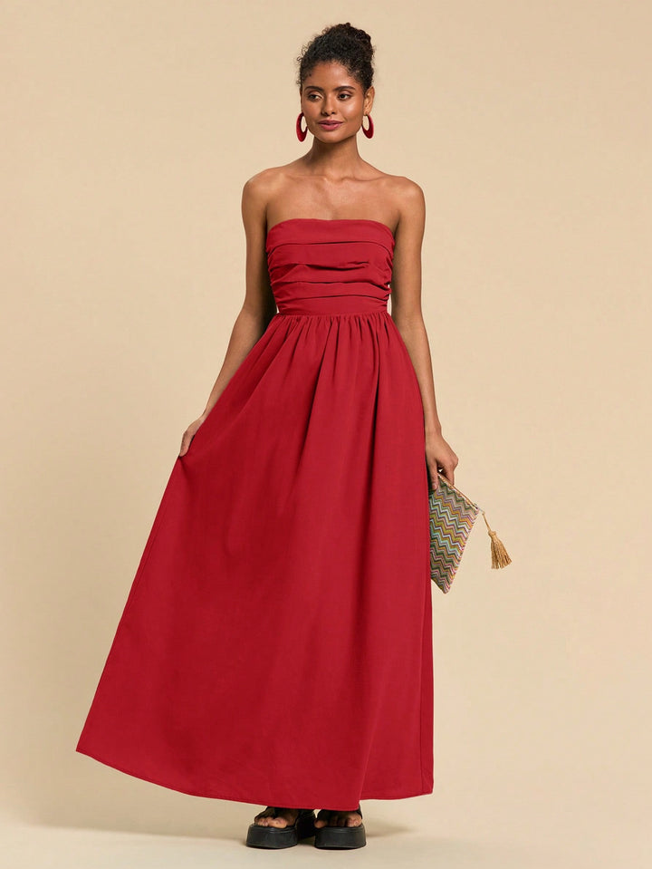 Rochie maxi SHEIN, roșu