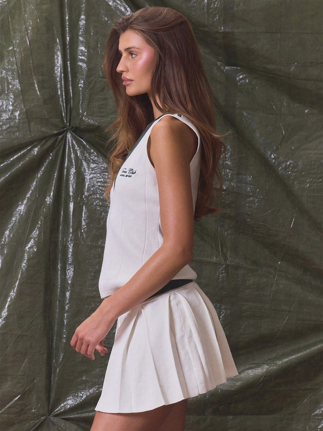 Top SHEIN, alb