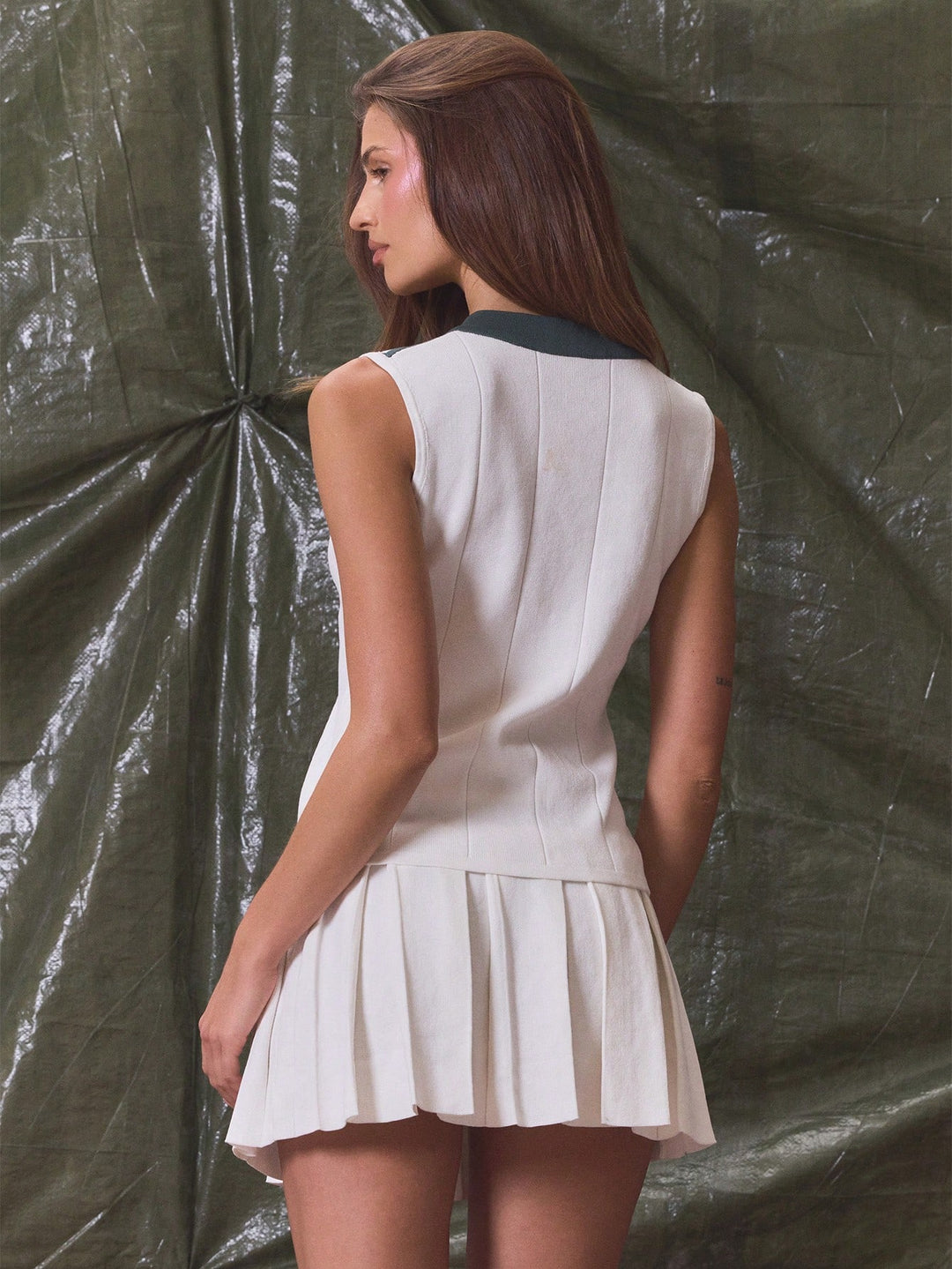 Top SHEIN, alb
