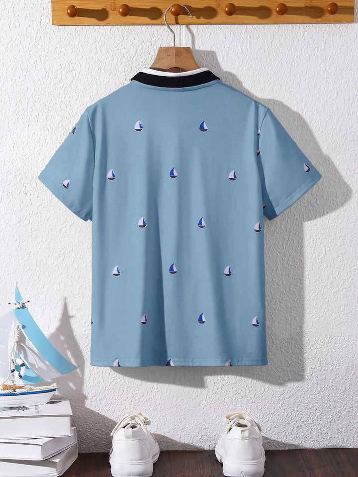Tricou SHEIN, albastru
