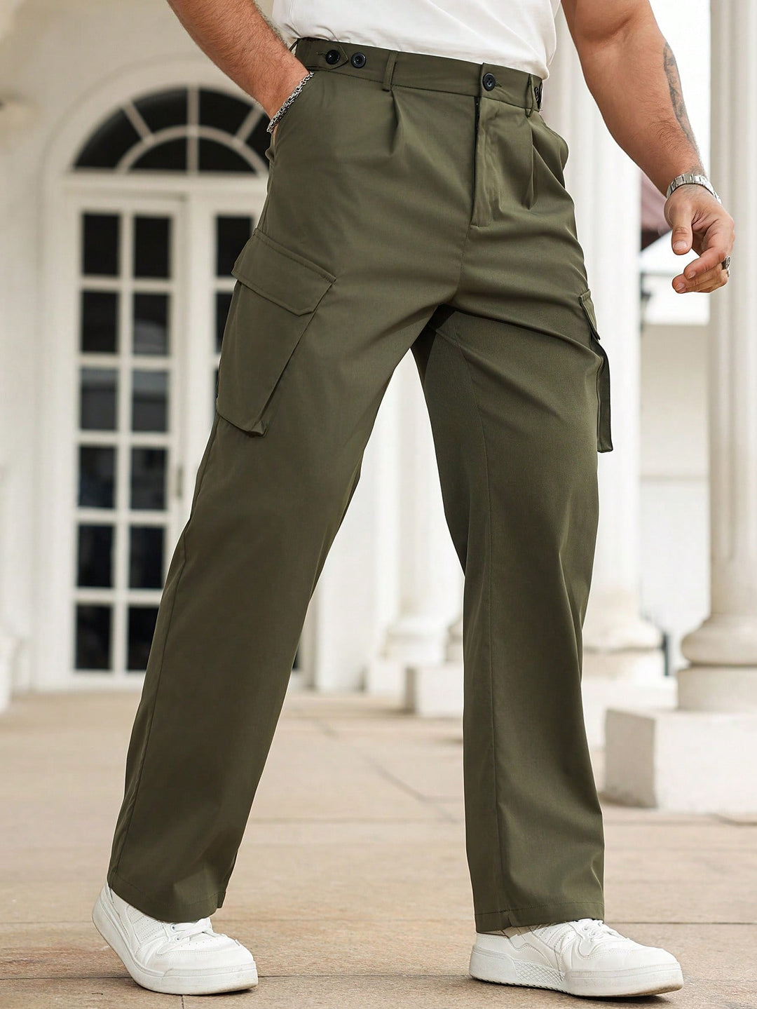 Pantalon SHEIN, kaki