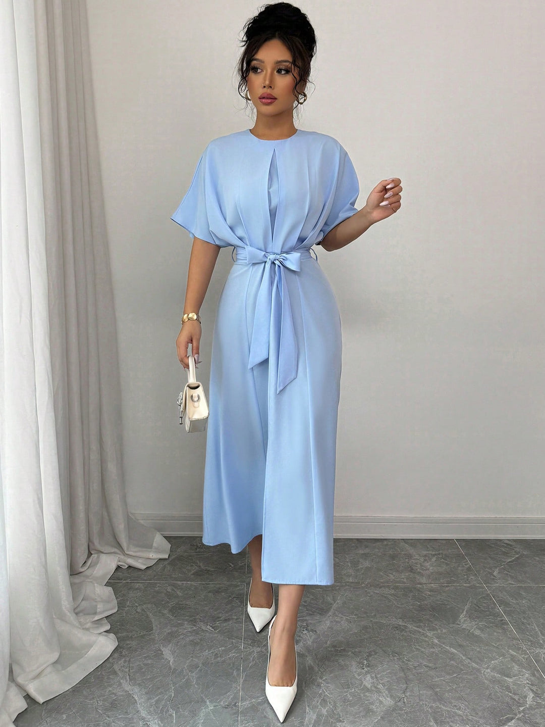 Rochie maxi SHEIN, albastru