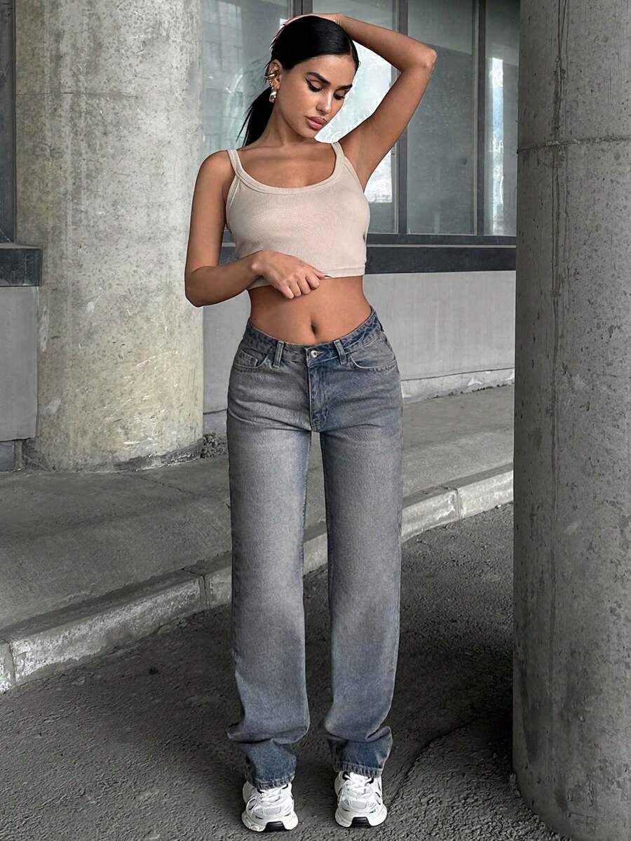 Jeans SHEIN, albastru