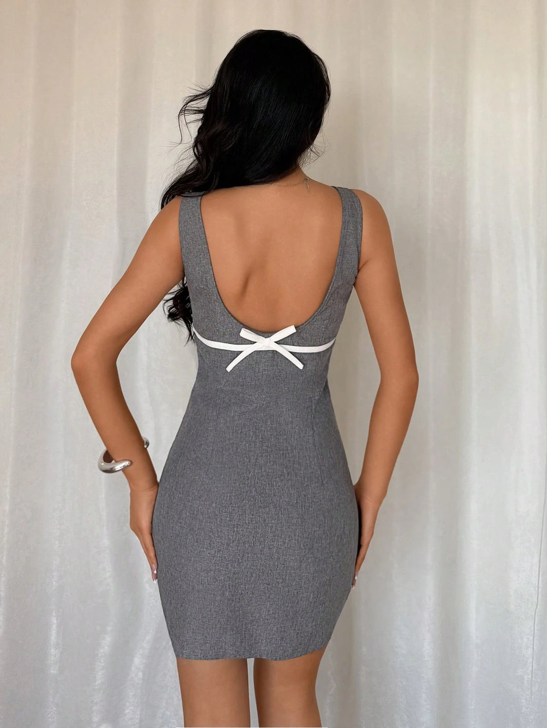 Rochie mini SHEIN, gri