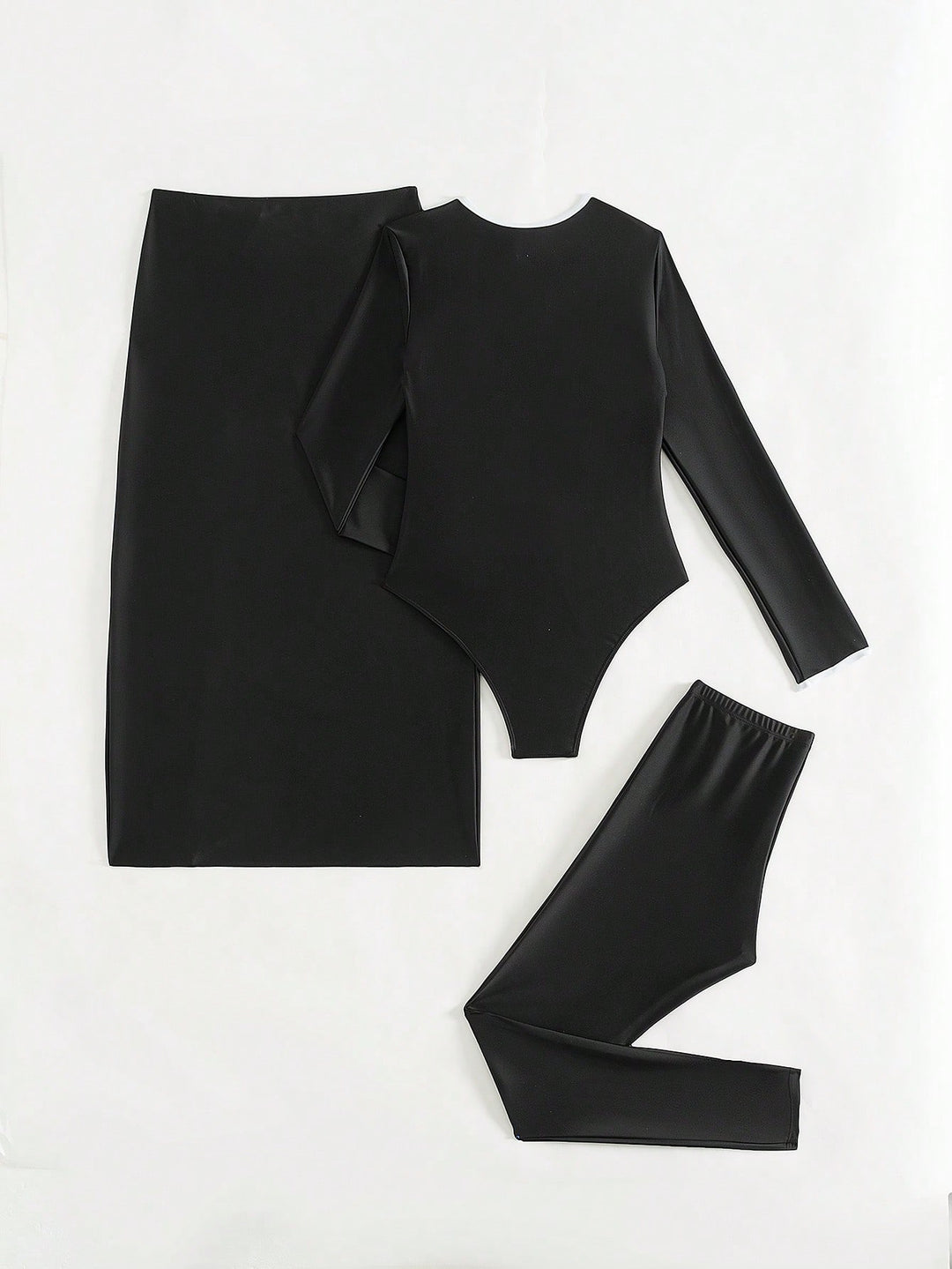 Costum de baie SHEIN, negru