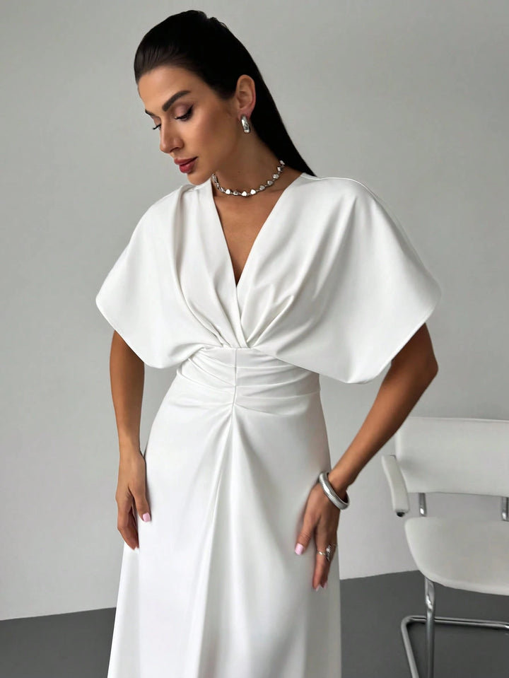 Rochie maxi SHEIN, alb