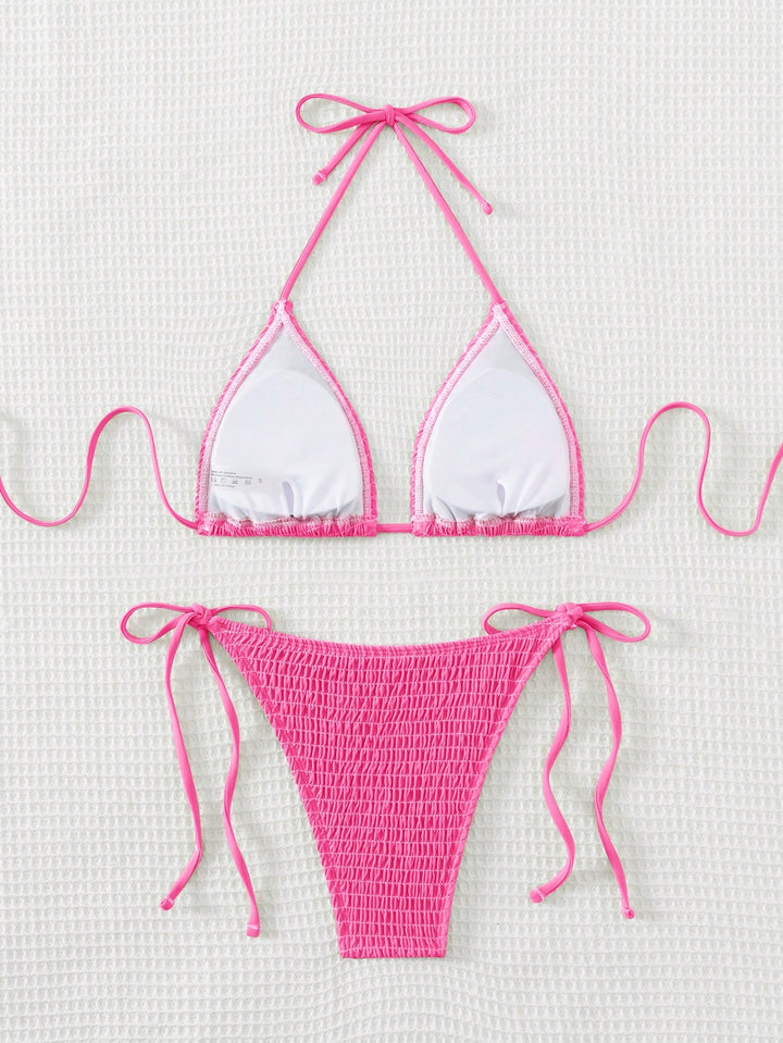 Set bikini SHEIN, roz