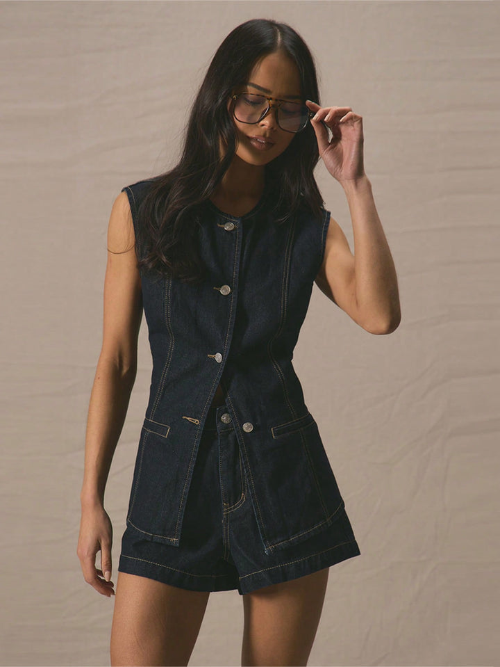 Top SHEIN, albastru