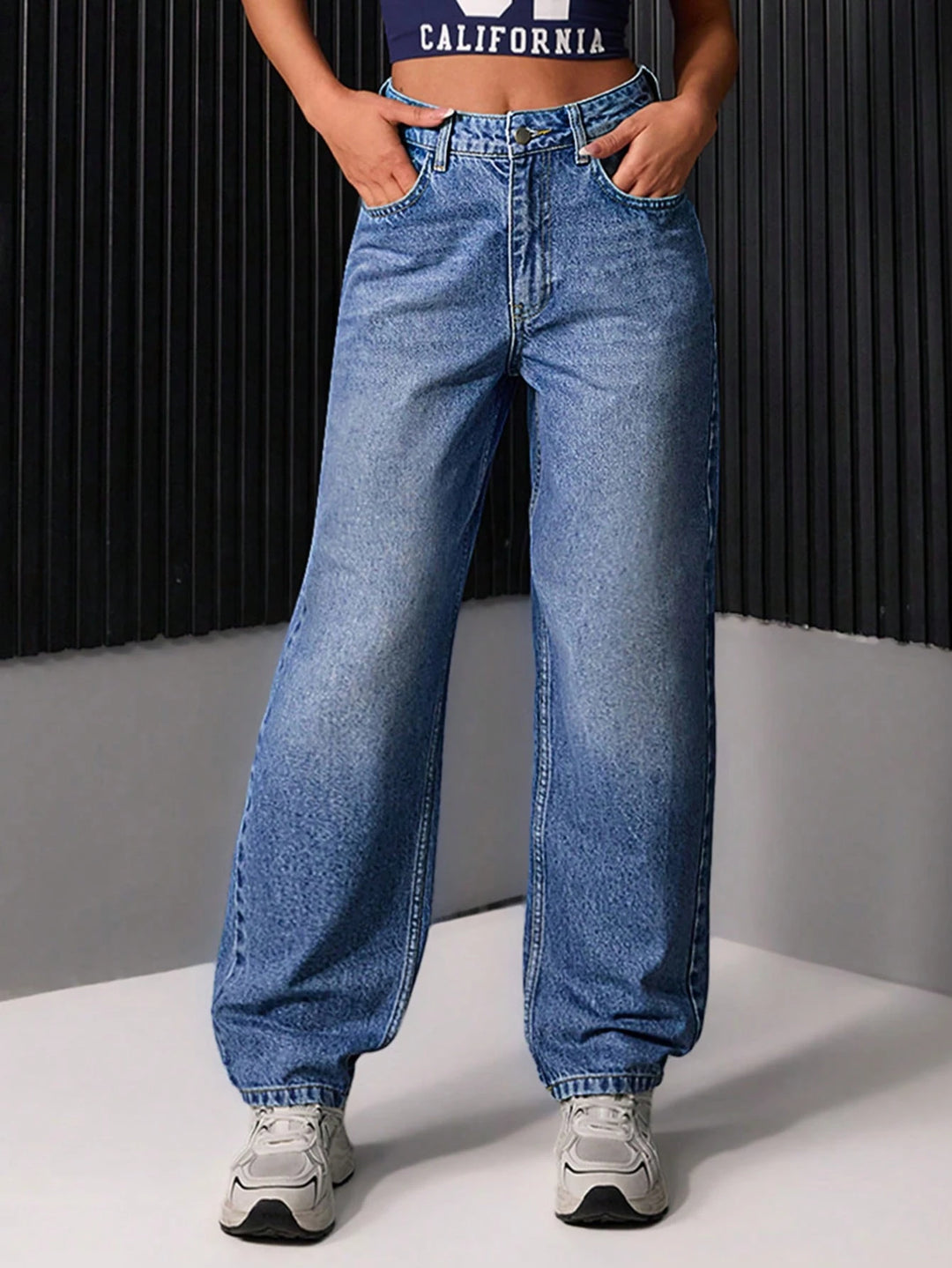 Jeans SHEIN, albastru