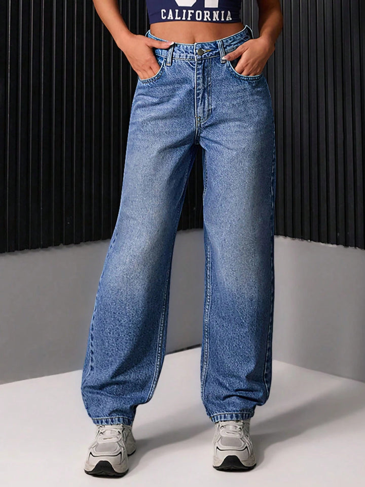 Jeans SHEIN, albastru