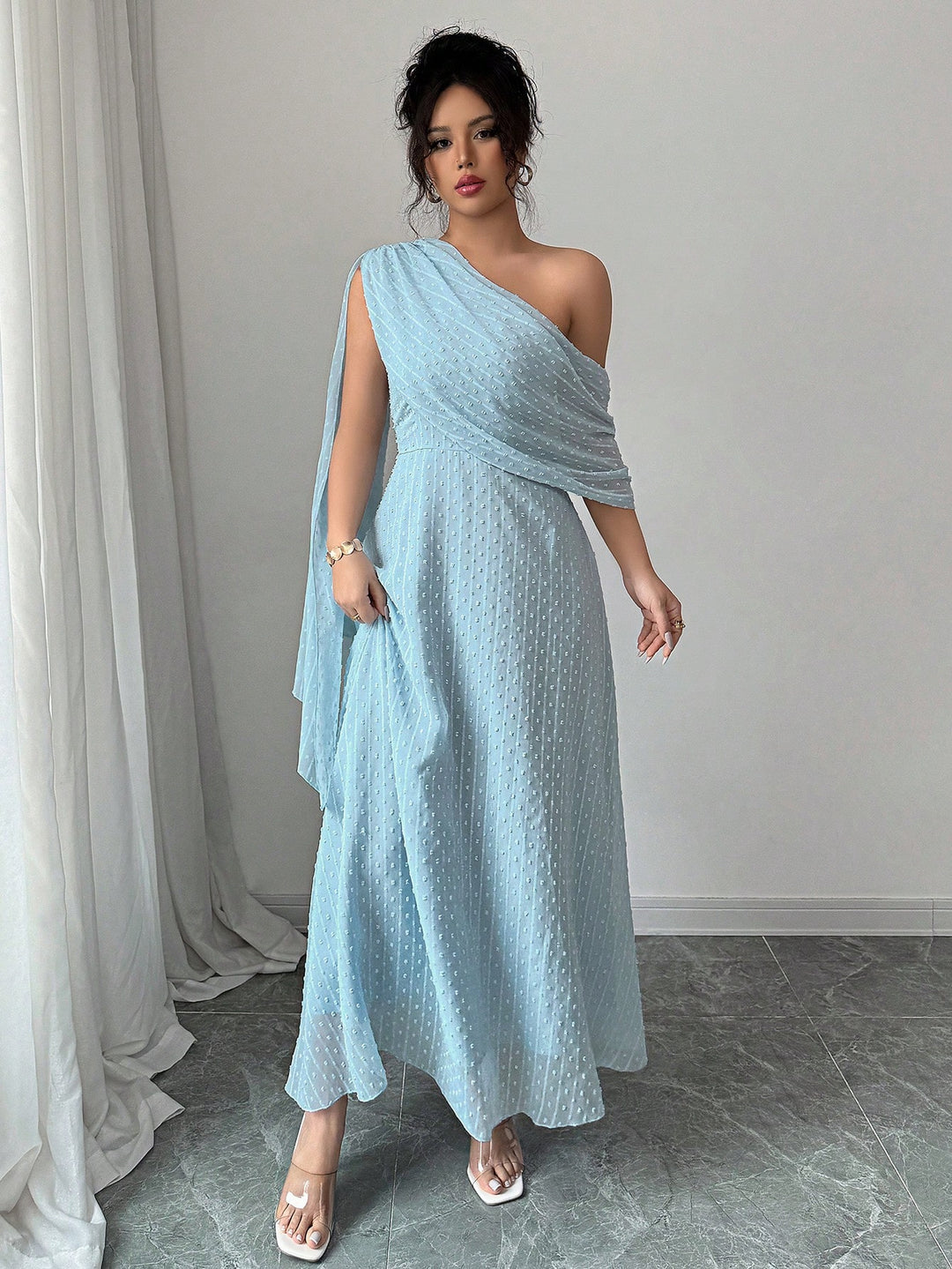 Rochie maxi SHEIN, albastru