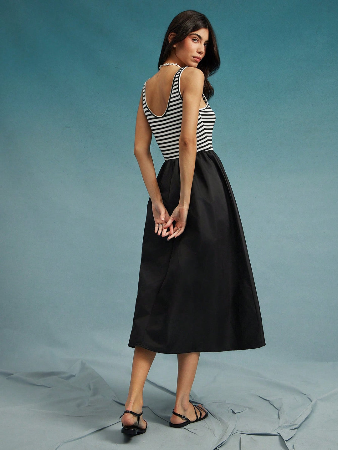 Rochie midi SHEIN, negru