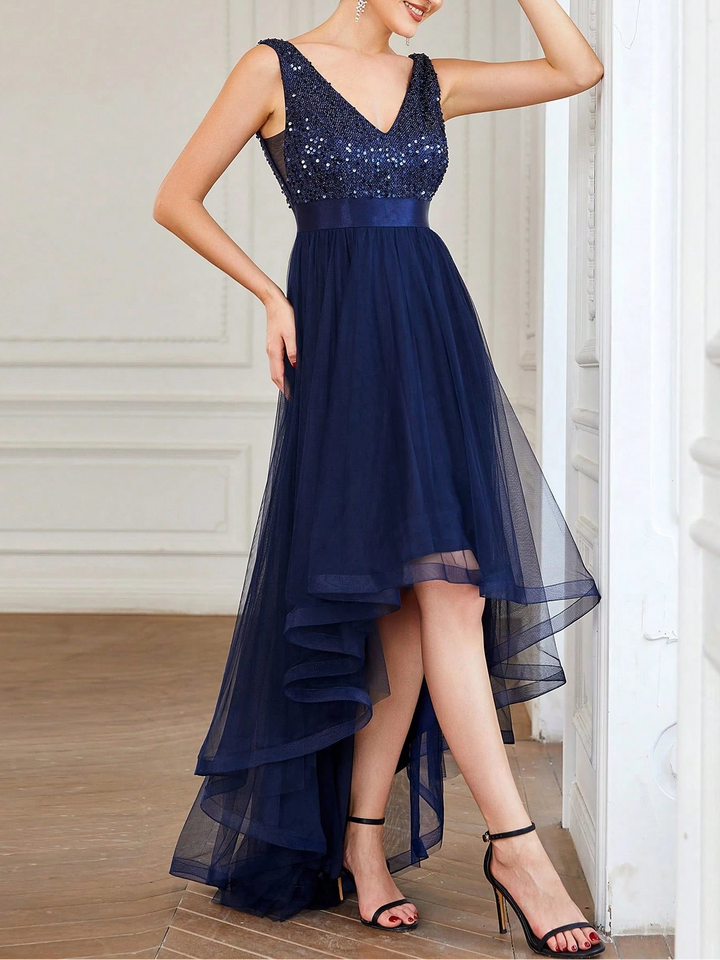 SHEIN maxi ruha, kék