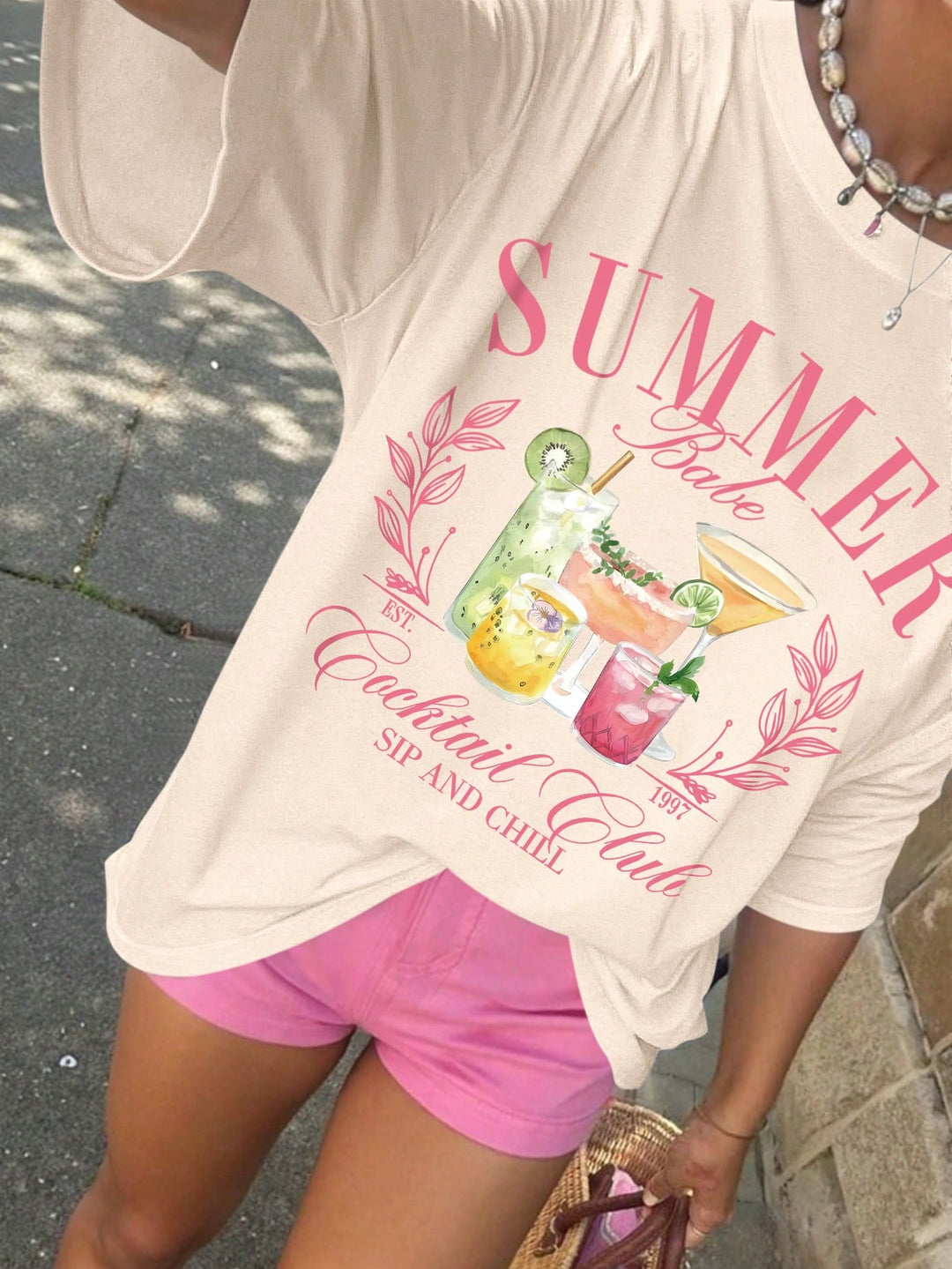 Tricou SHEIN, bej