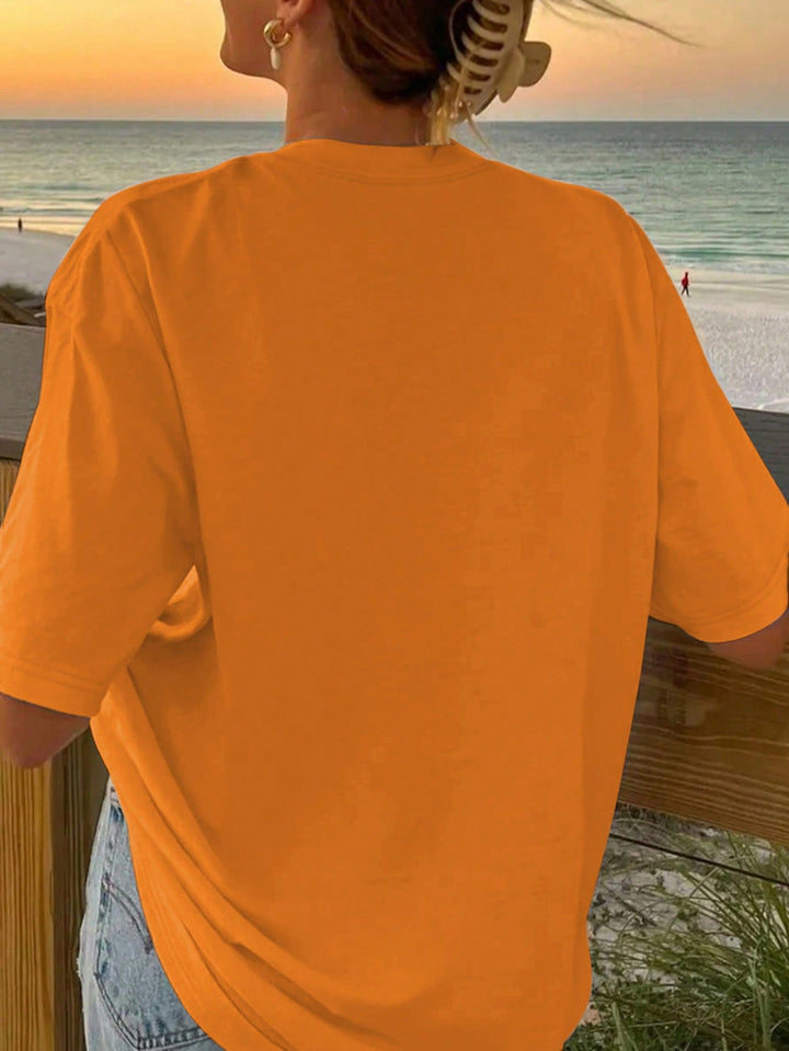 Tricou SHEIN, portocaliu