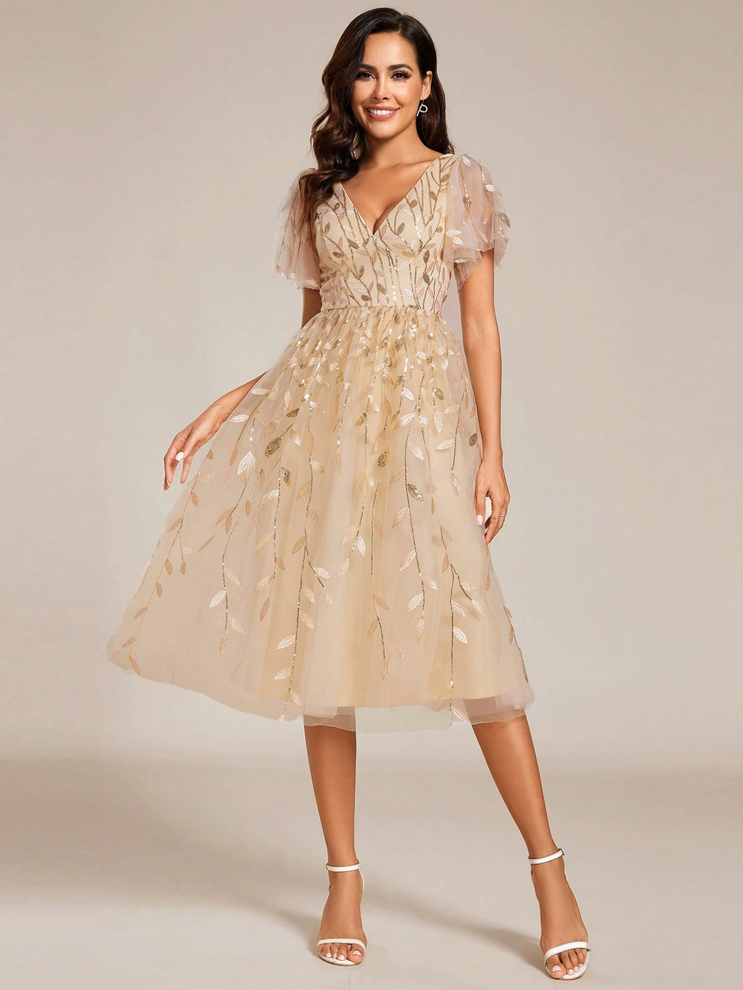 Rochie SHEIN, auriu