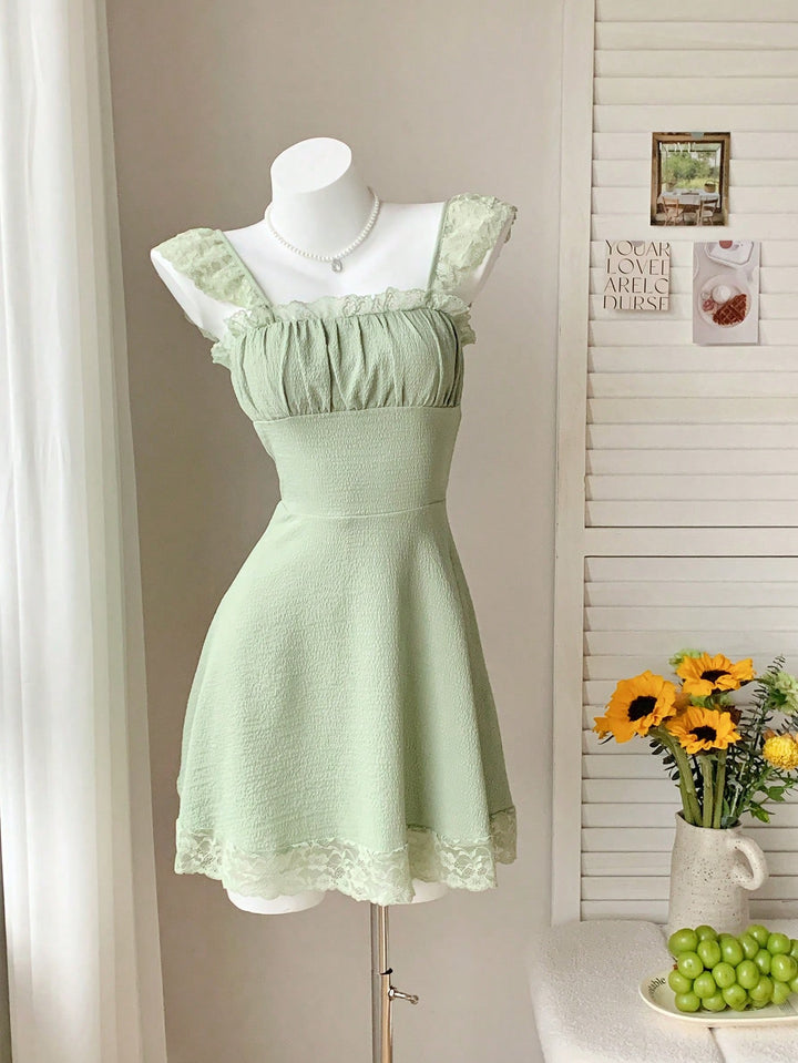 Rochie mini SHEIN, verde