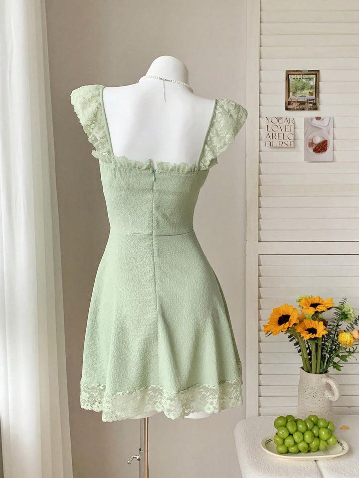 Rochie mini SHEIN, verde