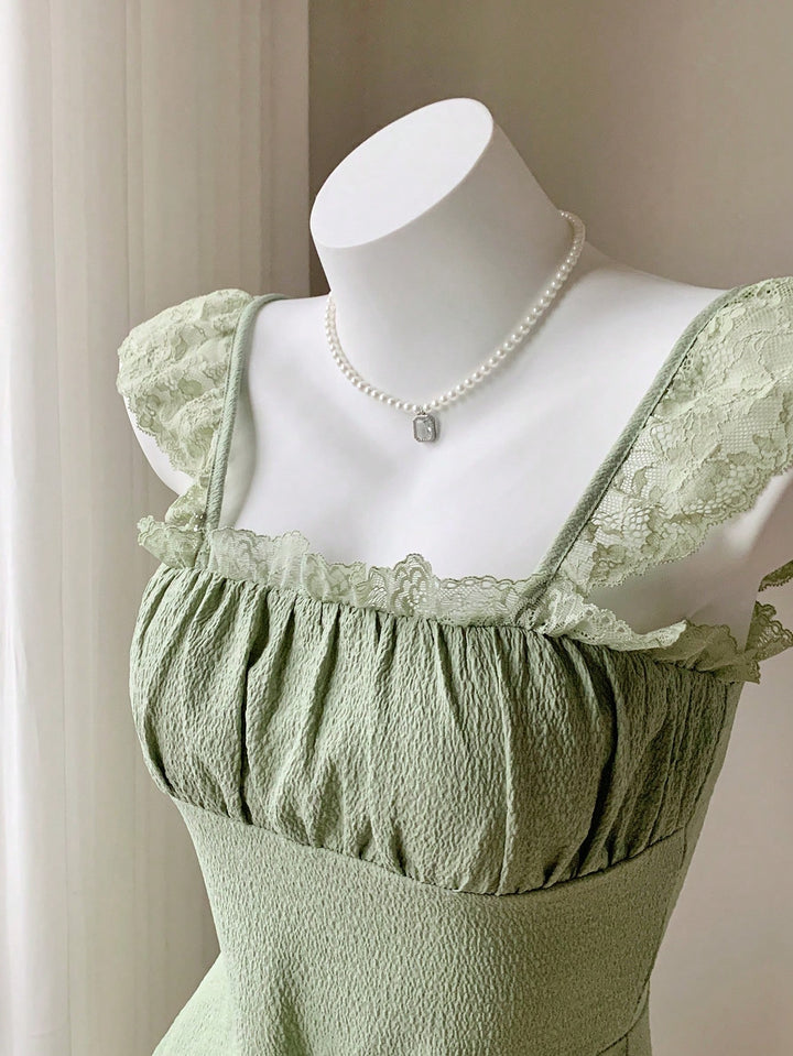 Rochie mini SHEIN, verde