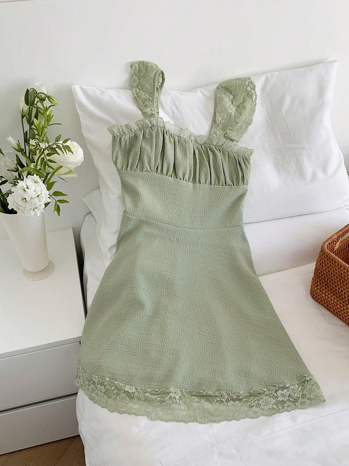 Rochie mini SHEIN, verde