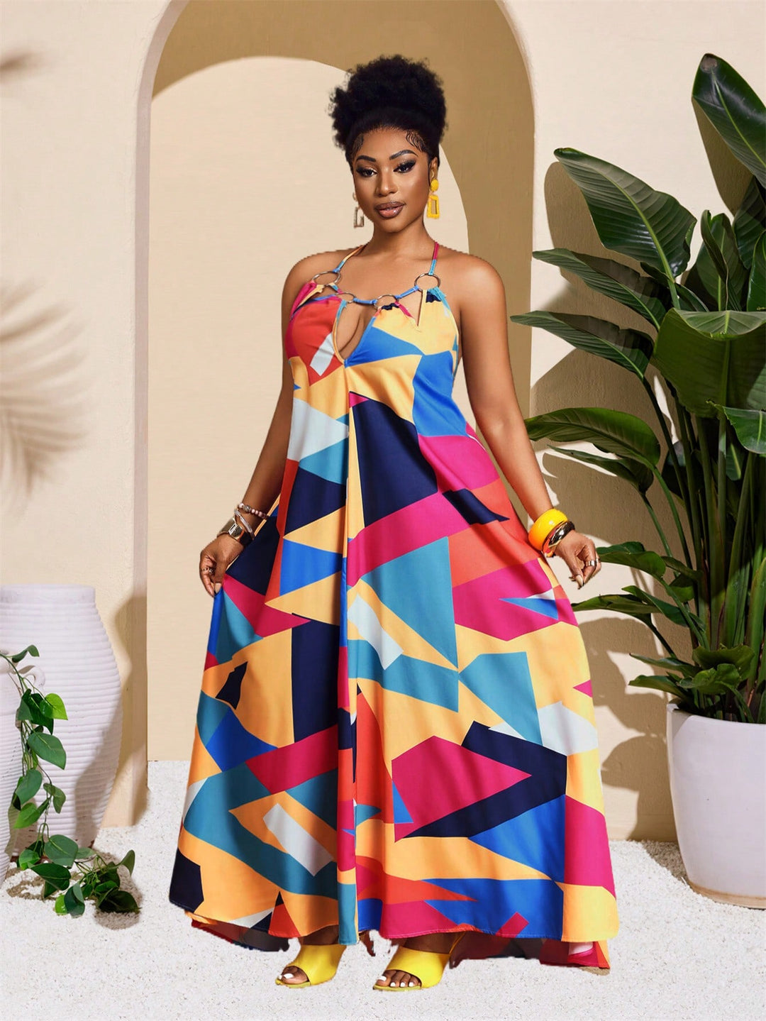 Rochie SHEIN, mix culori