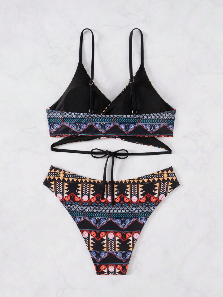 Costum de baie SHEIN, mix culori