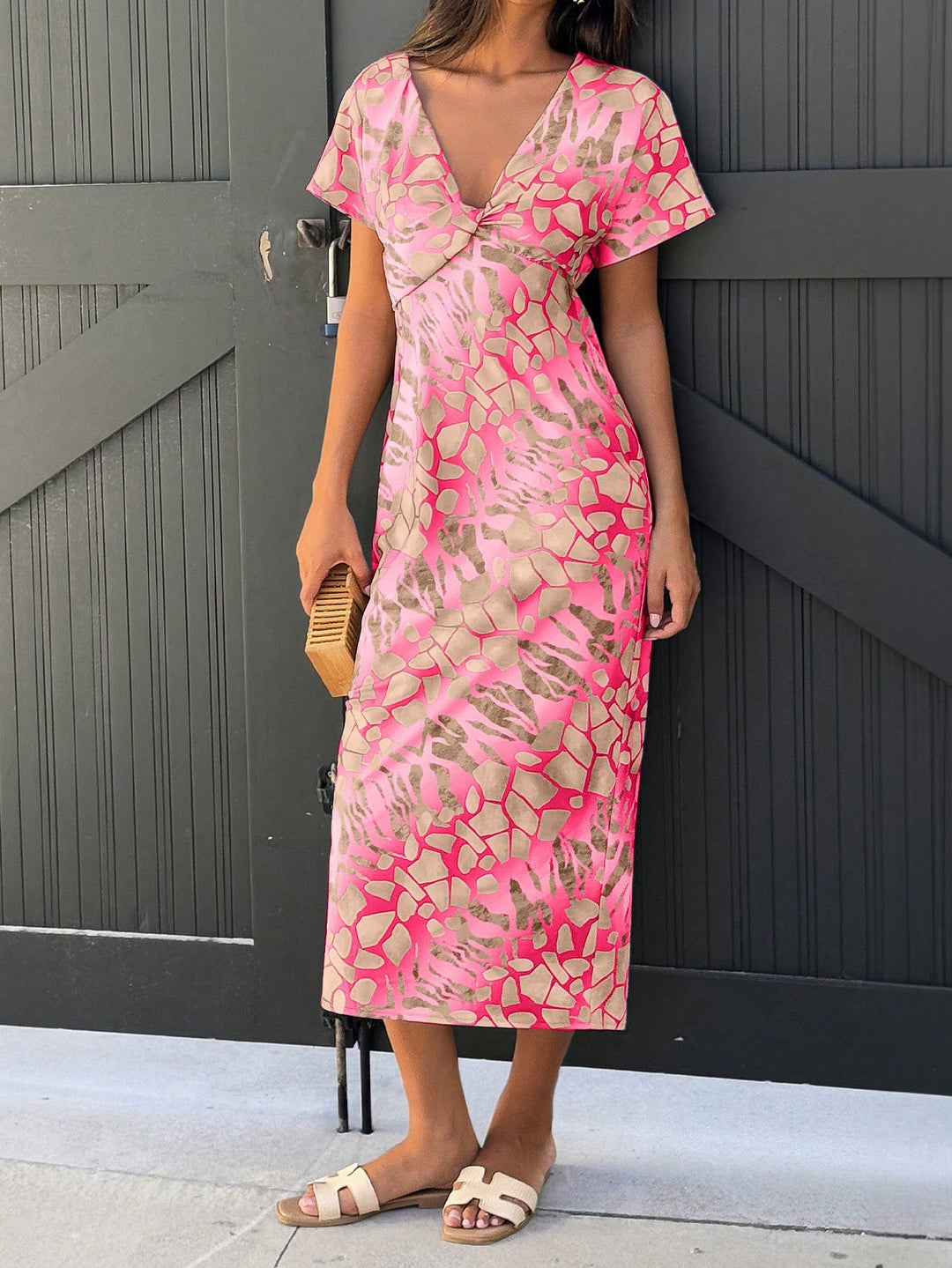 Rochie midi SHEIN, mix culori